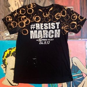 2017 LA Pride #RESIST March T Shirt